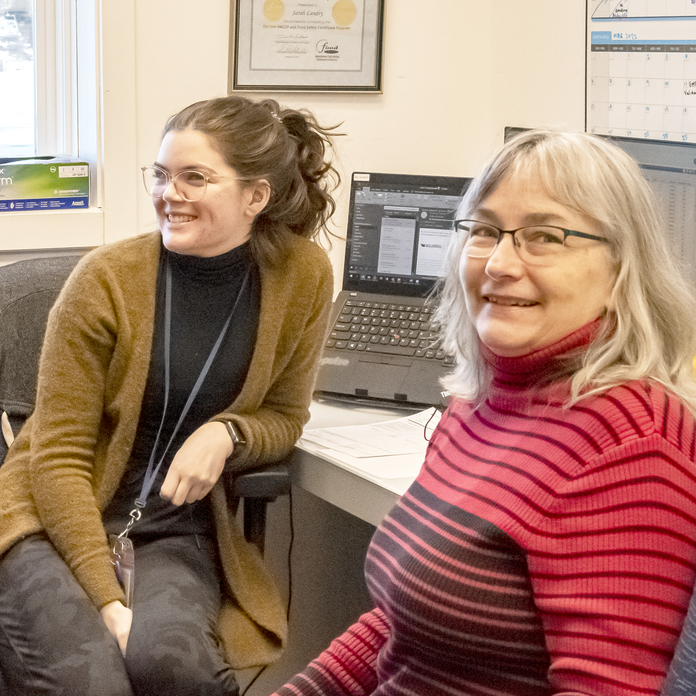Dorothy and Sarah square Security Team
